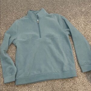 GAP Women's Blue Half-Zip Sweatshirt